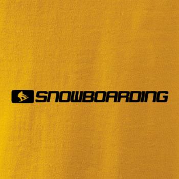 Snowboarding nápis Snowboarding nápis