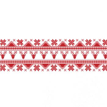 Vianočný vzor - jeleň a vločka