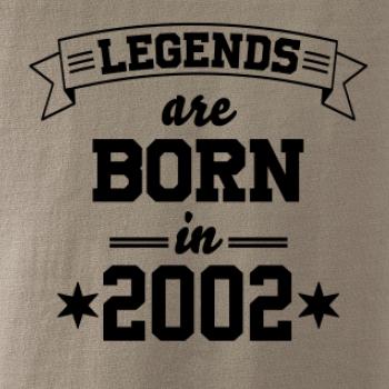 Legends are born in 2002 Legends are born in 2002