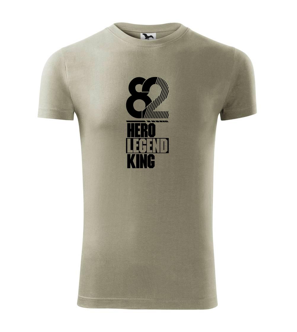 Narodeninové tričká pre hrdinov - Hero, Legend, King x Queen 1982 - Viper FIT - Pánske zúžené tričko