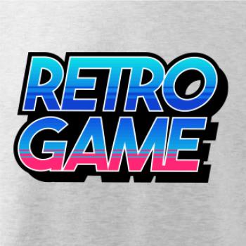 Retro game nápis farebný