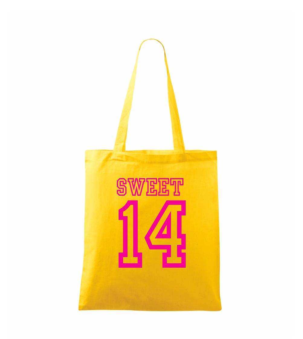 Tričká na párty - Sweet 14 - Taška bavlnená
