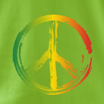 Peace symbol paint