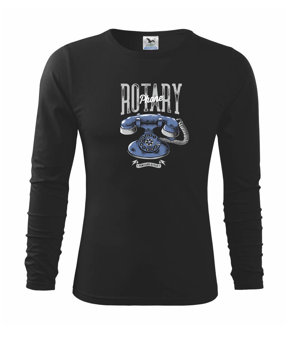 Grafické tričká - Rotary phone - Tričko detské Long Sleeve