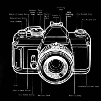 Nákres starý fotoaparát Nákres starý fotoaparát