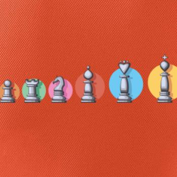 Šach v rade farebné