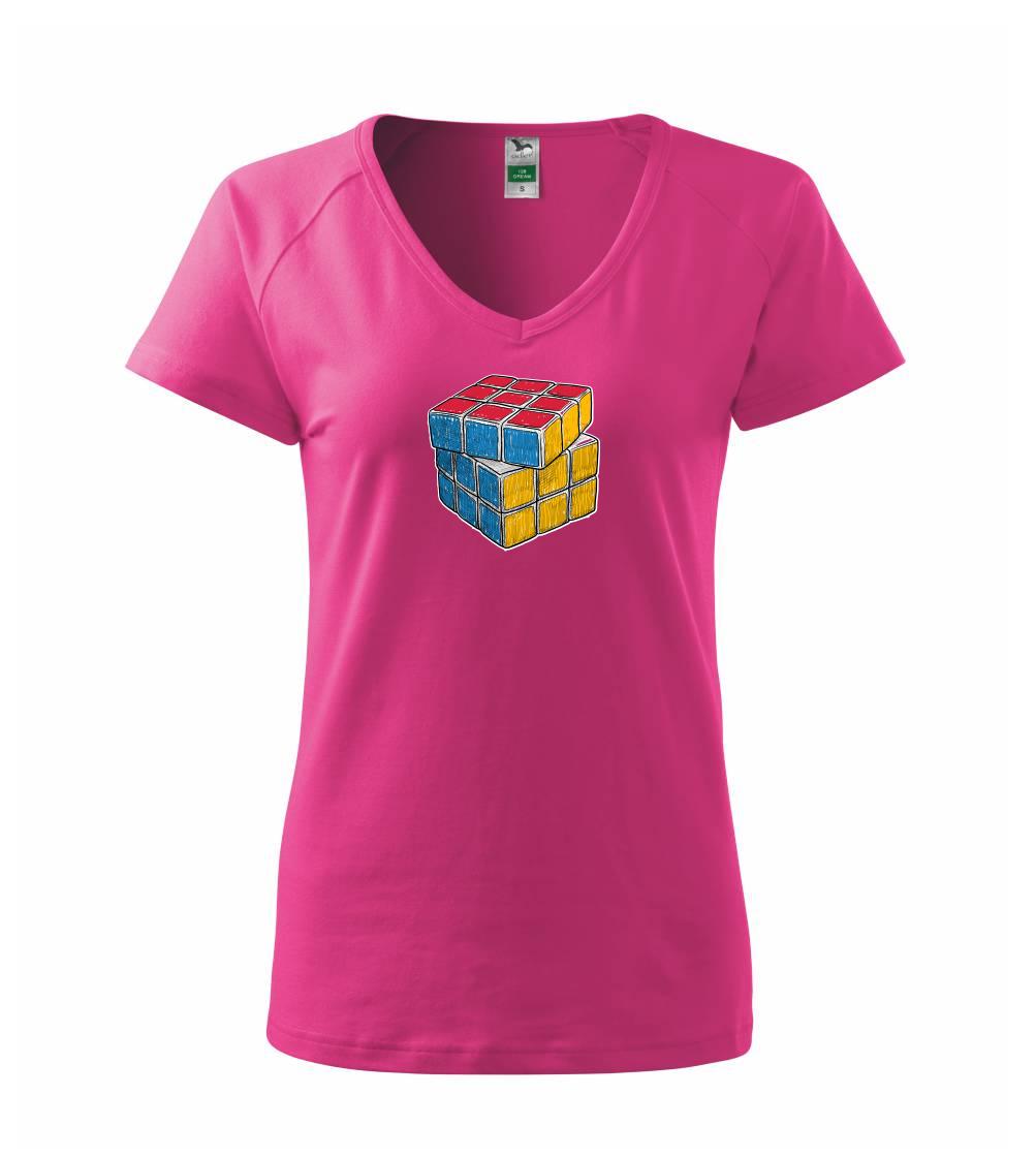 Rubikova kocka kreslená Rubikova kocka kreslená