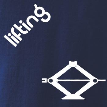 Lifting nápis šikmo