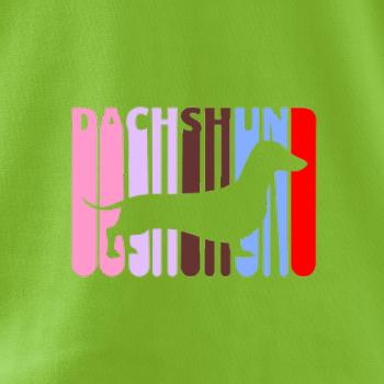 Jazvečík Roztečený nápis