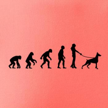 Evolúcia pes doberman (muž-žena)