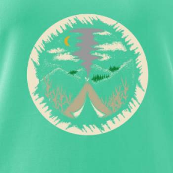 Indiánske teepee v kruhu