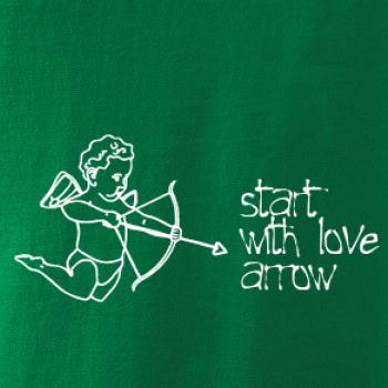 Start with love arrow Start with love arrow