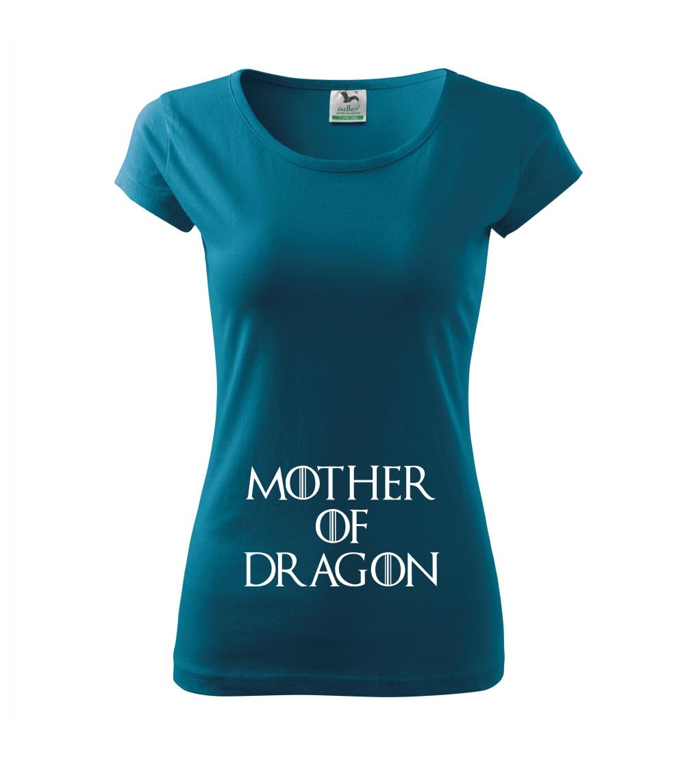 Tričká pre tehotné - Mother of Dragon - Dámske tričko Pure