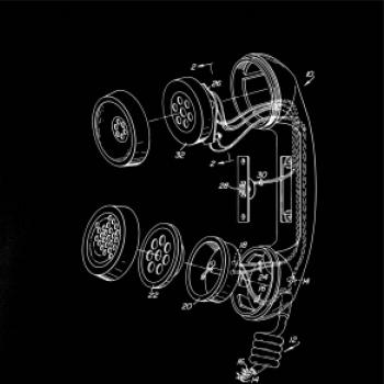 Nákres telefónne slúchadlo staré