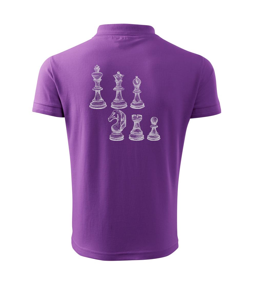 Šachové figúrky kreslené Šachové figúrky kreslené