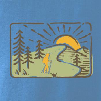 Nordic walking v prírode