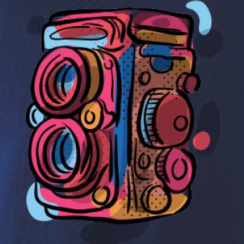 Foťák barevný - dvě čočky