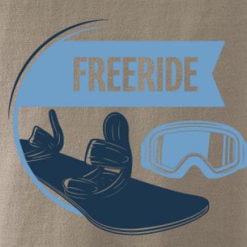 Freeride snowboard kruh Freeride snowboard kruh