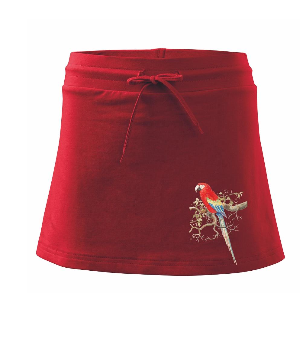 Papagáj  na listnatom strome Papagáj  na listnatom strome