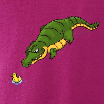 Krokodíl zelený s kačičkou