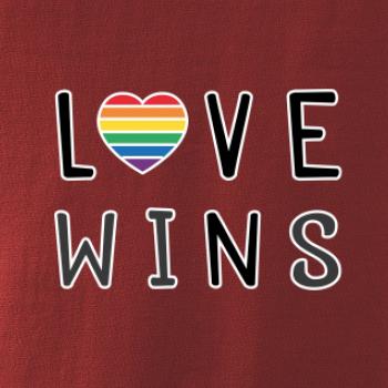 Love wins nápis
