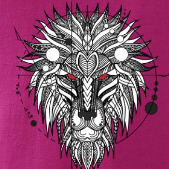 Hlava leva - geometrická Hlava leva - geometrická