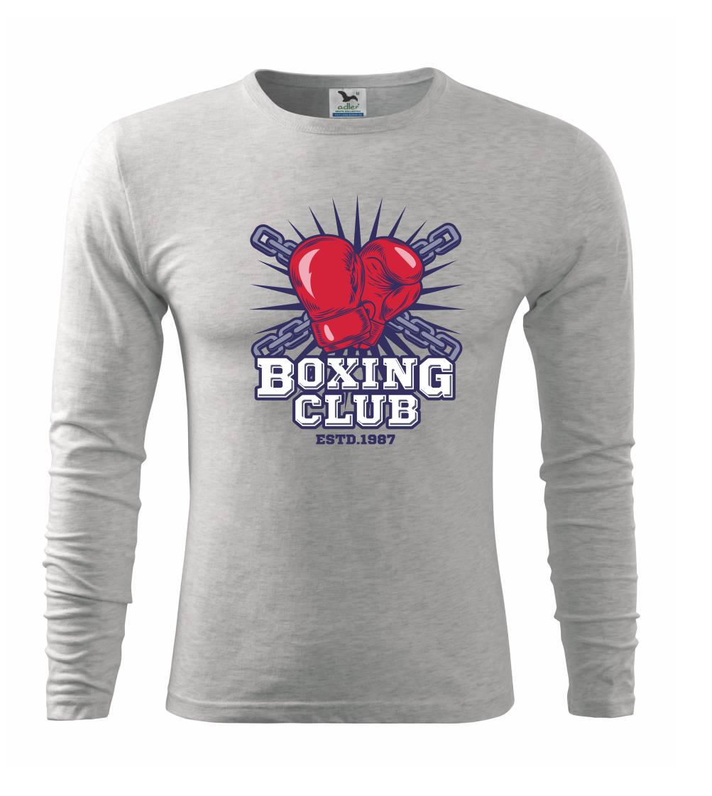 Tričká na box - Boxing club chain - Tričko s dlhým rukávom FIT-T long sleeve