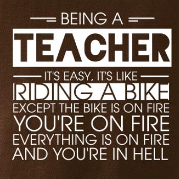 Being a teacher - bike