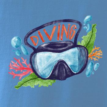 Diving obrázok kreslený