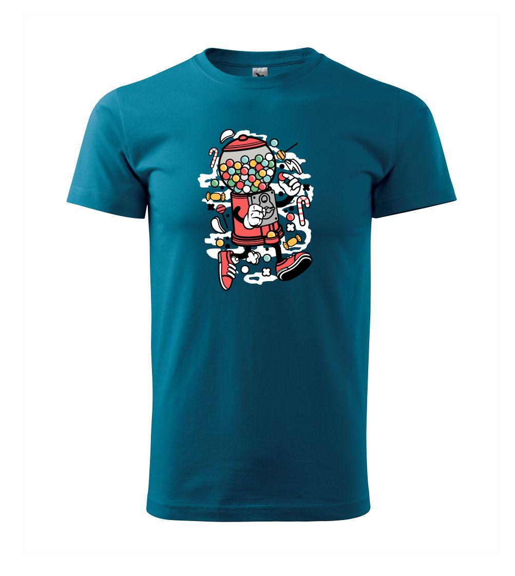 Grafické tričká - Bubble gum man - Tričko extra veľké  (5-8XL)