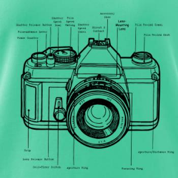 Nákres starý fotoaparát Nákres starý fotoaparát