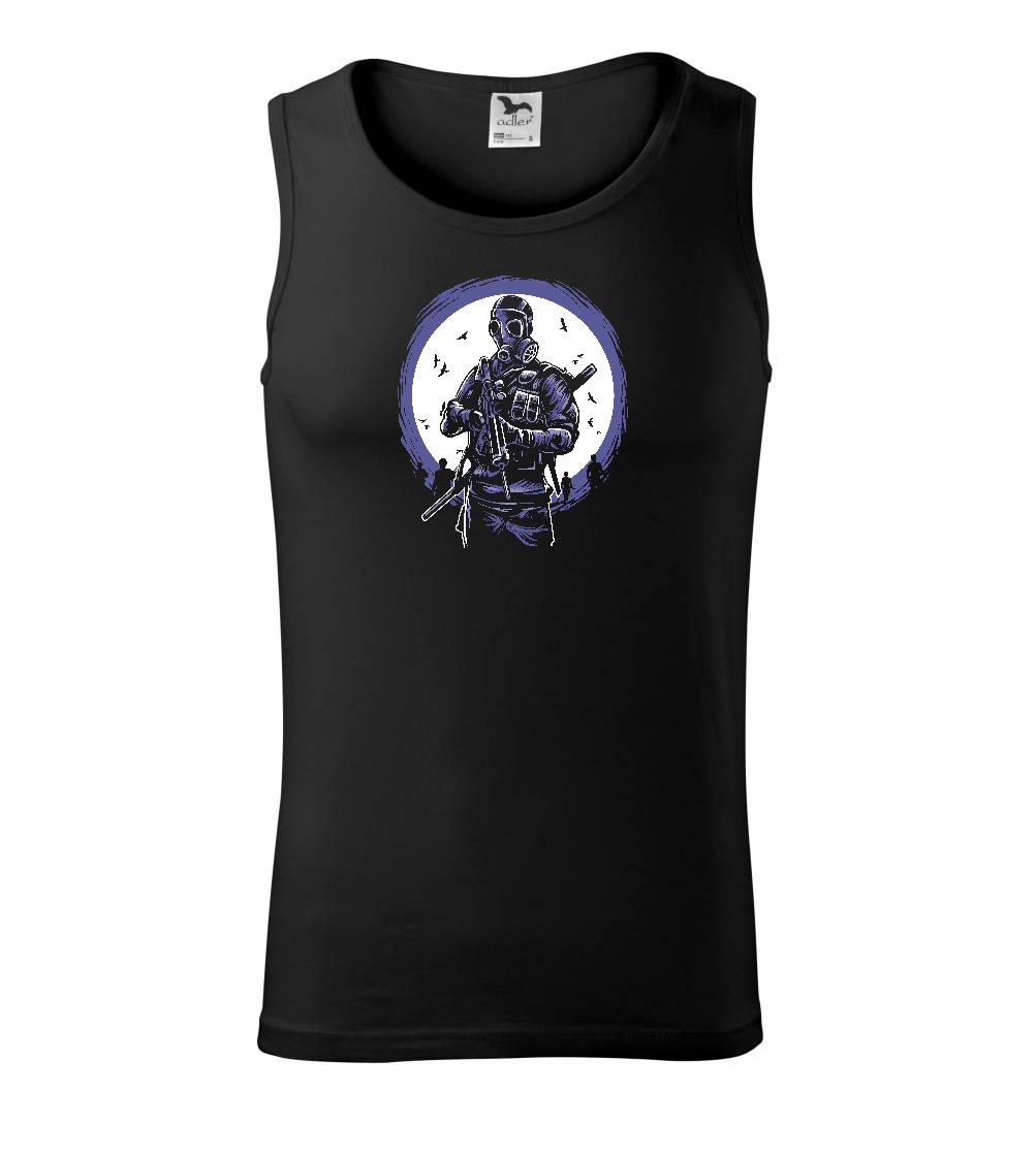Grafické tričká - Gas Mask Soldier - Tielko pánske Core