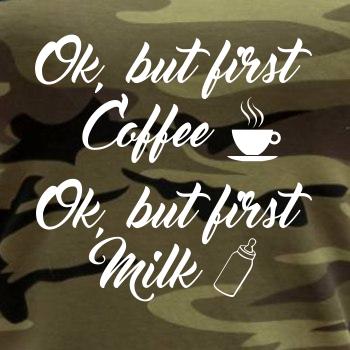 Ok, but first coffee-milk