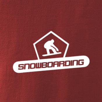 Snowboarding nápis logo