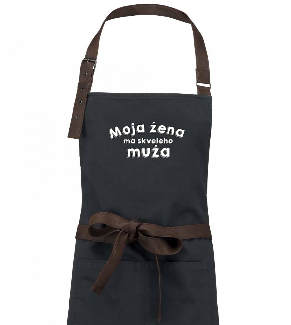 Najlepší darček pre otecka ku dňu otcov - Moja žena má skvelého muža / Môj muž má skvelú ženu - Zástera Vintage