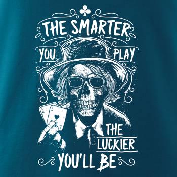 Lucky poker player Lucky poker player