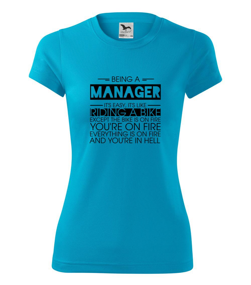 Being a manager - bike Being a manager - bike