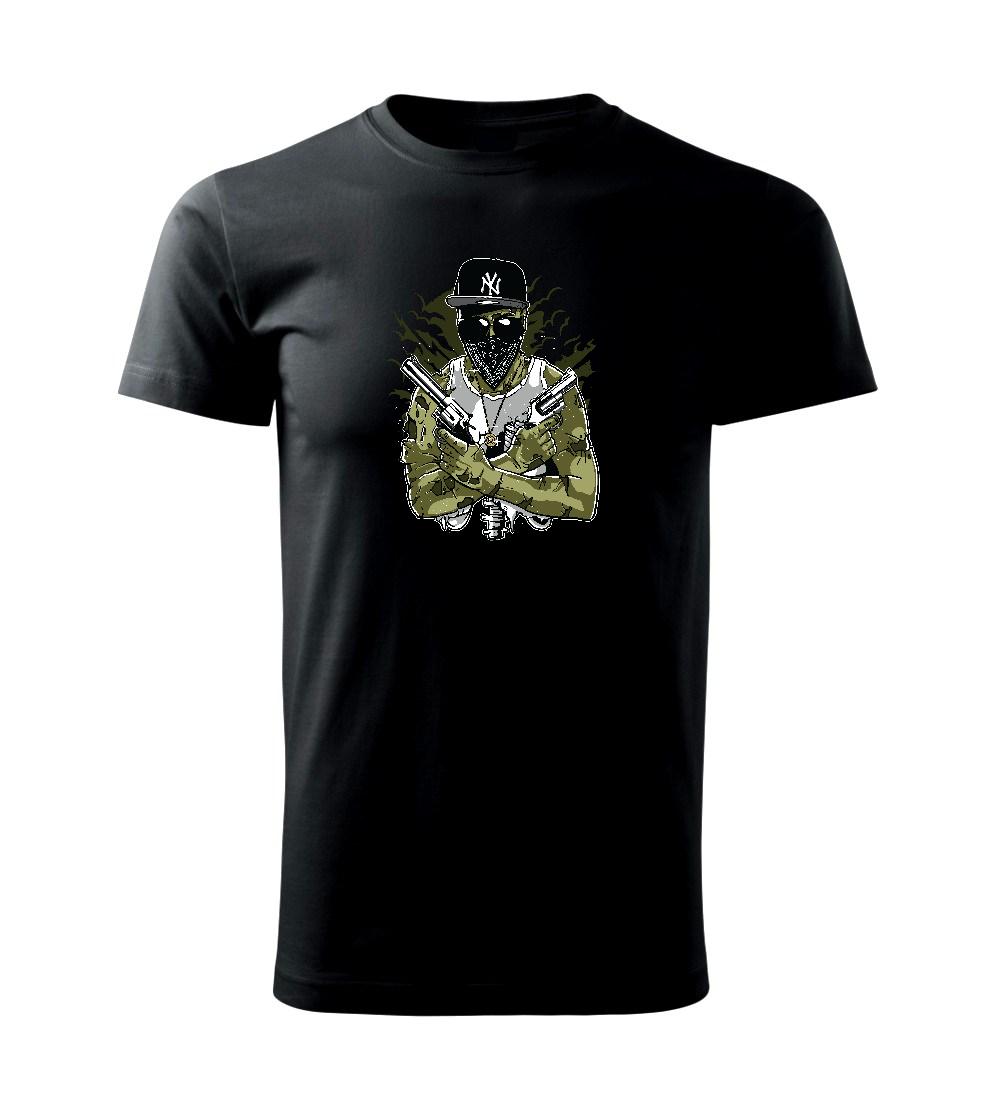Grafické tričká - Gangsta Zombie - Klasické pánske tričko vyššej gramáže