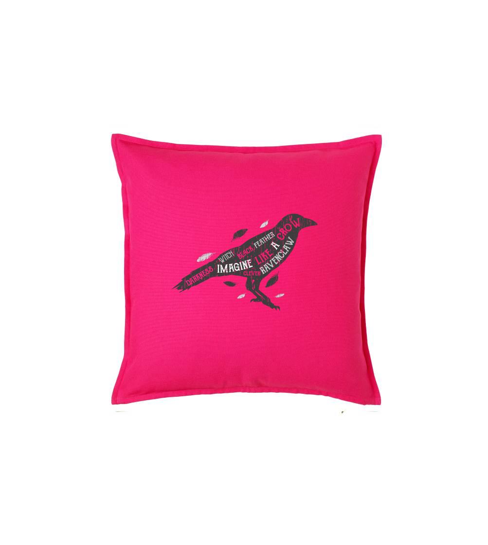 Tričká so zvieratami - Crow darkness - Vankúš 50x50