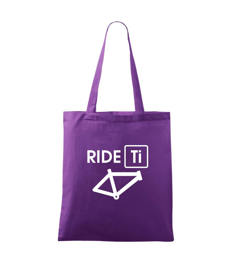 Tričko ako darček pre cyklistu - Ride Ti - Taška bavlnená