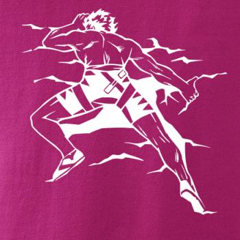 Climbing man