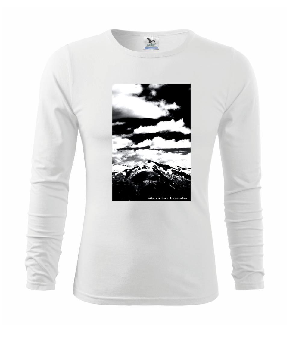 Trička pro horolezcov - Hory - Life is better in the mountains - Tričko detské Long Sleeve