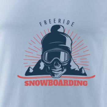 Freeride snowboarding lebka
