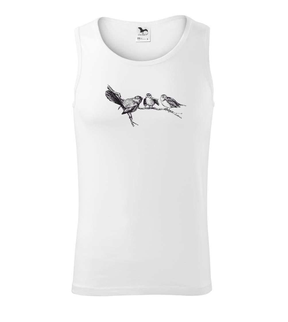 Vtáčiky na vetve maľované Vtáčiky na vetve maľované