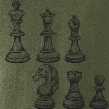 Šachové figúrky kreslené