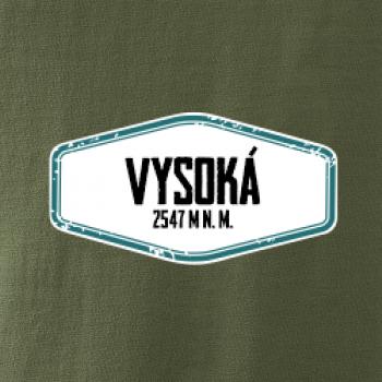 Vrchol Vysoká Vrchol Vysoká