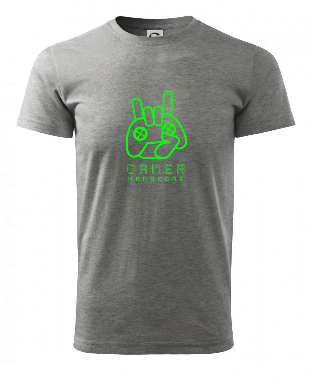 Hardcore gamer - ruka - zelená Hardcore gamer - ruka - zelená