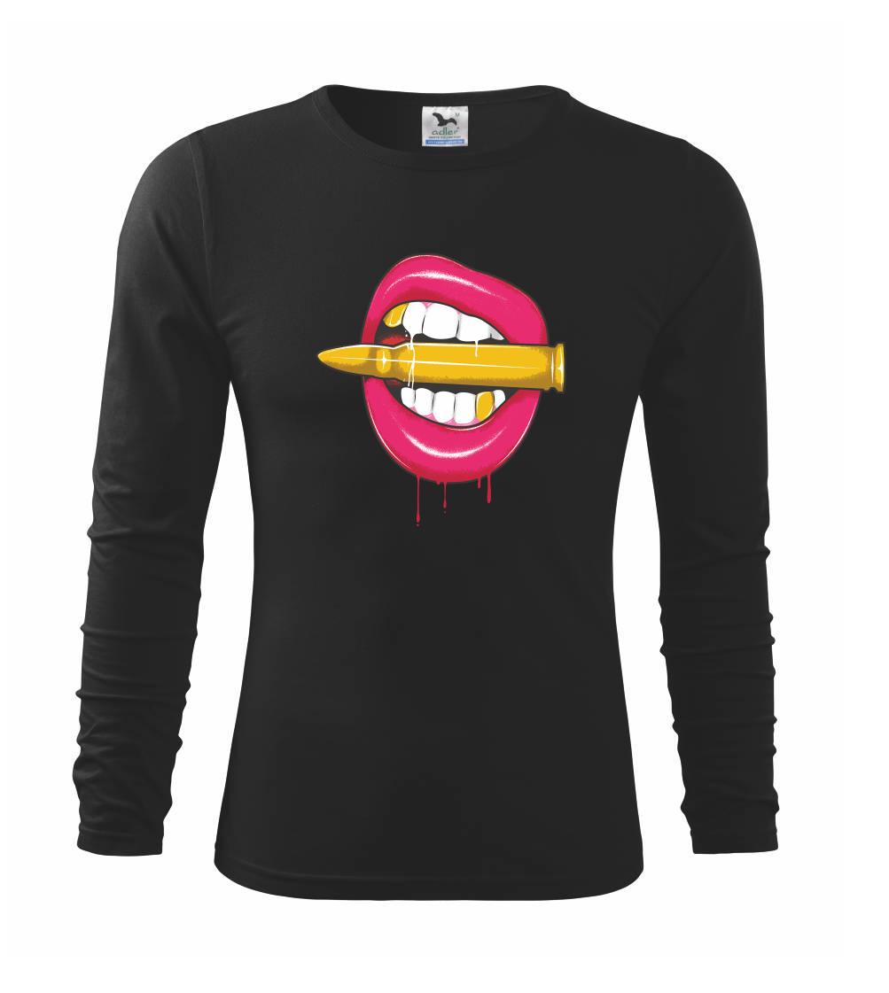 Pusa s guľkou - Tričko detské Long Sleeve