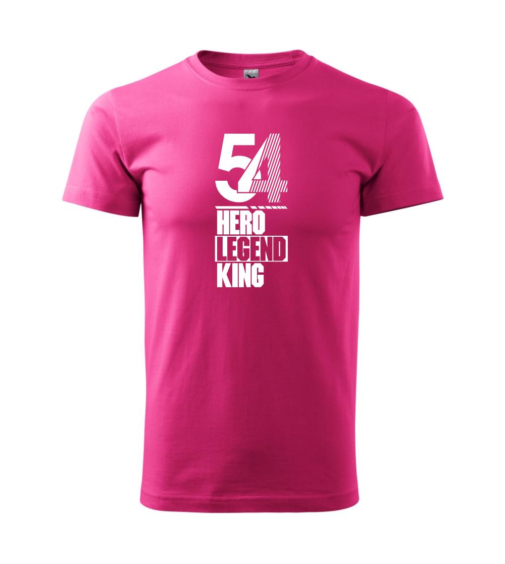 Narodeninové tričká pre hrdinov - Hero, Legend, King x Queen 1954 - Klasické pánske tričko vyššej gramáže