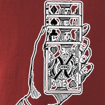 Poker ruka s kartami